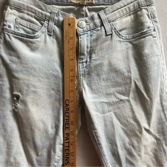 Current/ Elliot The Stiletto Skinny Frayed Jeans Sz 25 - Picture 9 of 11